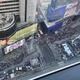The view outside my office window at 1:30pm, as Times Square began to fill with revelers.